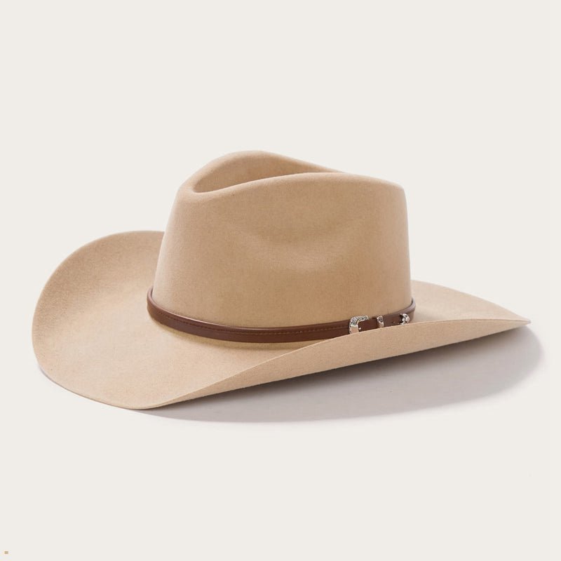 Stetson Cowboy Hats Cheap - Mens Seneca 4x Silver Sand