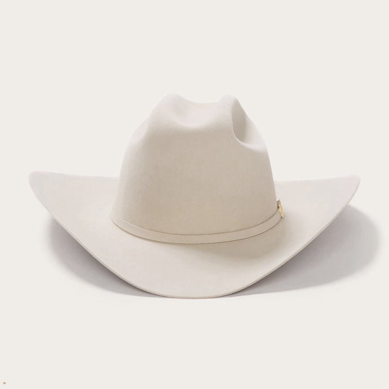 Stetson Western Hats Website - Mens Diamante Premier Cowboy Silverbelly
